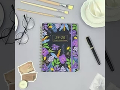 Elegant Square Hardcover Notebook Yazdırma 128gsm Matt Sanat Kağıdı Doğal Kaplamamış Ahşap Özgür Sayfalar
