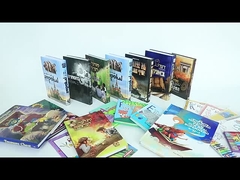 Dereceli sert kapaklı sanat kitabı baskı düz açılı köşelerle ofset